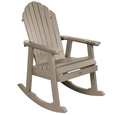 Highwood Usa Hamilton Rocking Chair Outdoor Furniture for Patio, Backyard, Garden AD-RKCH6-WBR
